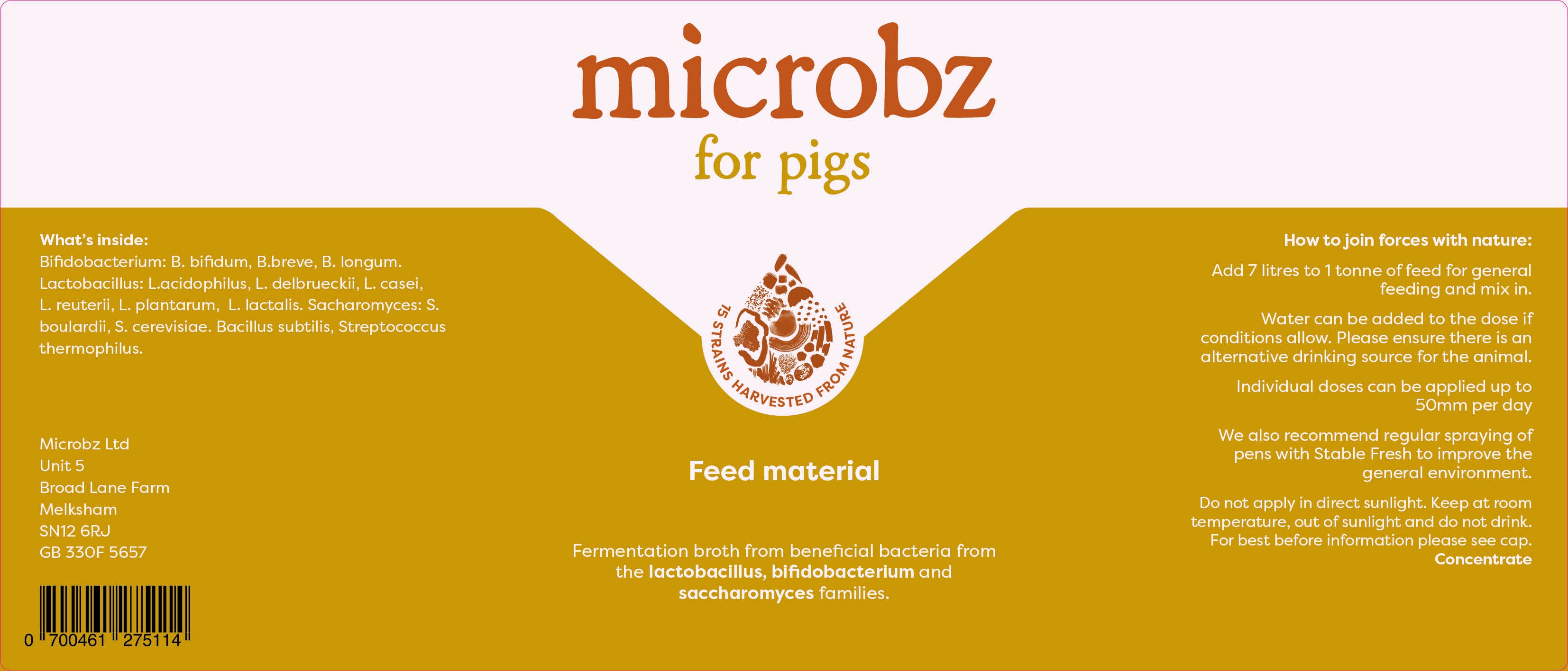 microbz for pigs label