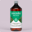 bottle of microbz plant boost living liquid probiotic for supporting plant health
