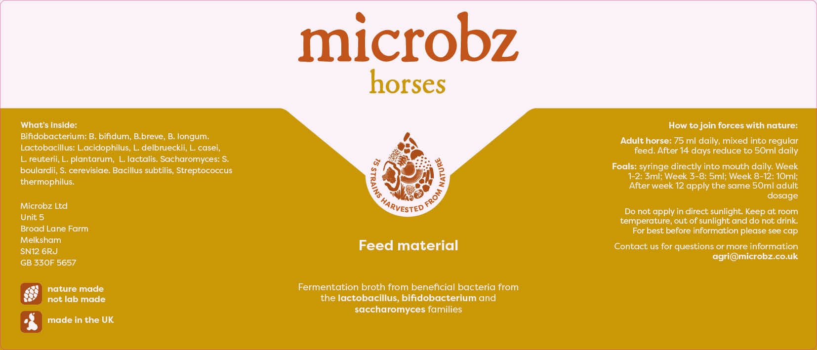 Horse fermentation broth