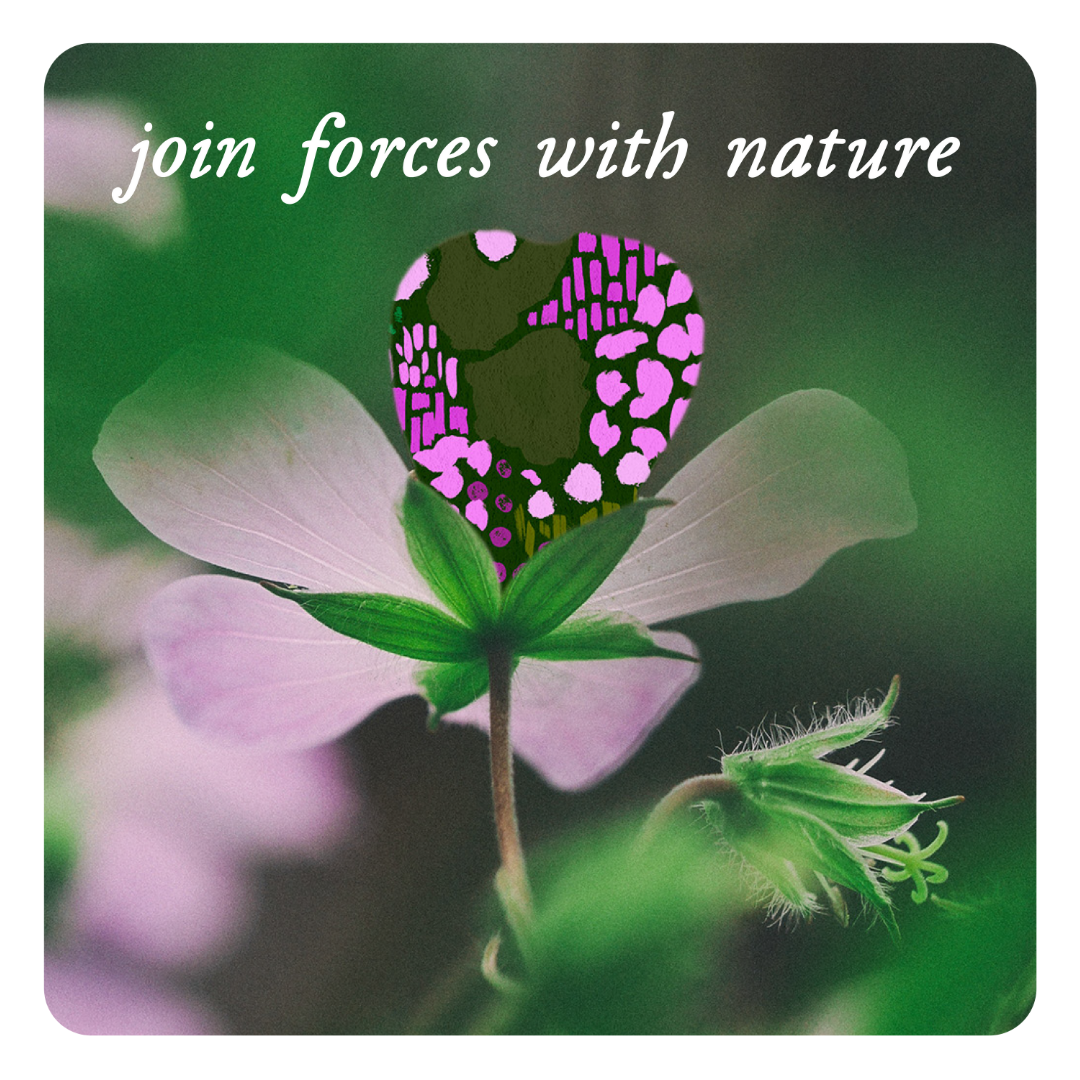 join forces with nature, image of flower used in our children probiotics 