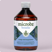 bottle of microbz breathe living liquid probiotics to support lungs and respiration