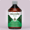bottle of microbz living liquid probiotics to support liver and gall bladder detox