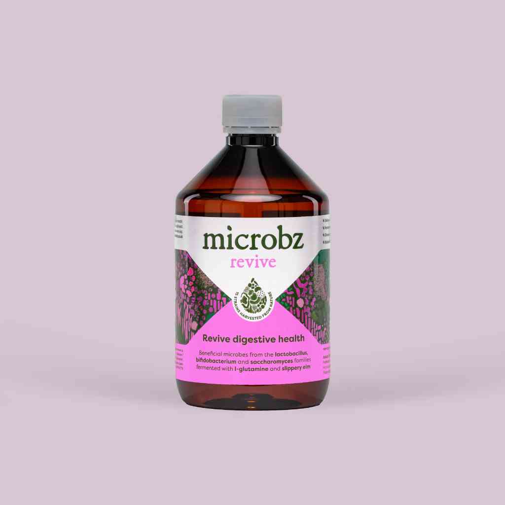 Bottle of microbz revive