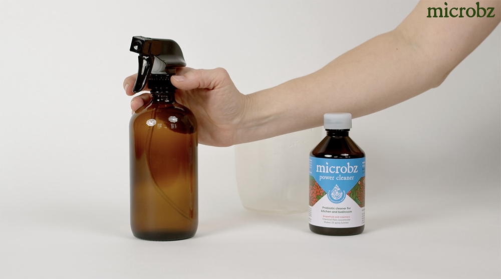 a how to video on using your microbz cleaning for a microbial cleaner